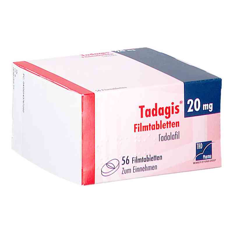 Tadagis 20 mg Filmtabletten 56 stk von TAD Pharma GmbH PZN 14376720