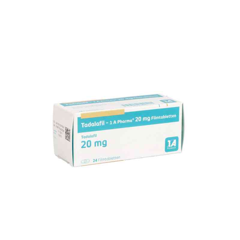 Tadalafil 1a Pharma 20 mg Filmtabletten 24 stk von 1 A Pharma GmbH PZN 13167902