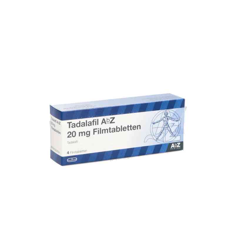 Tadalafil Abz 20 mg Filmtabletten 4 stk von AbZ Pharma GmbH PZN 13168818