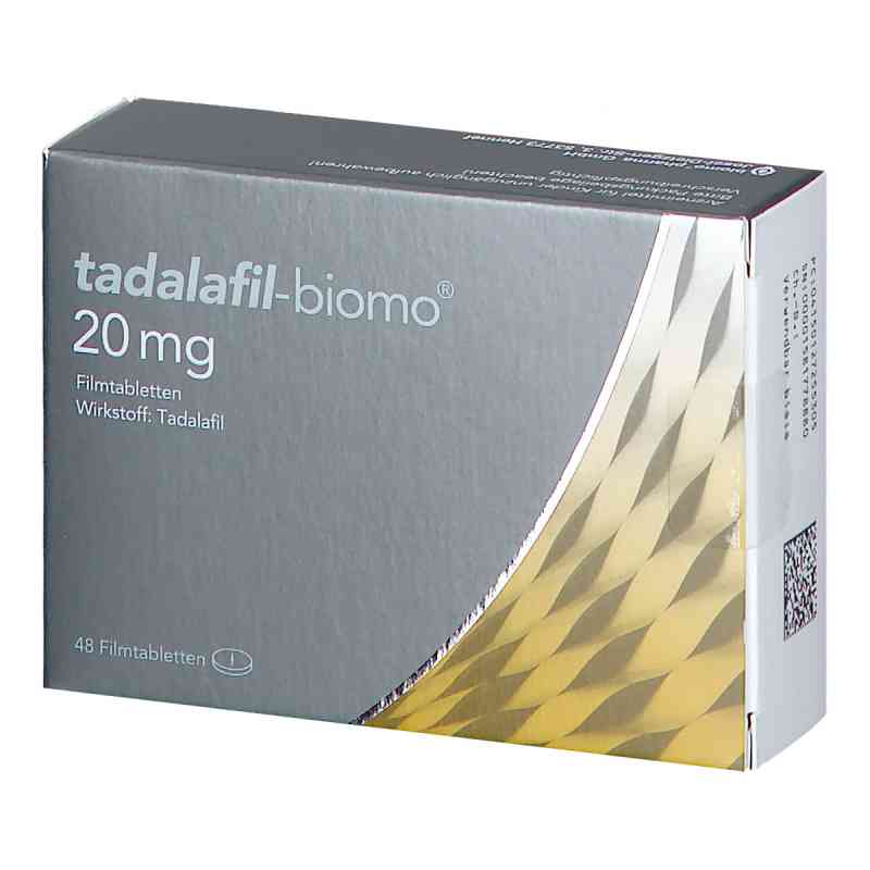 Tadalafil biomo 20 mg Filmtabletten 48 stk von biomo pharma GmbH PZN 12725530