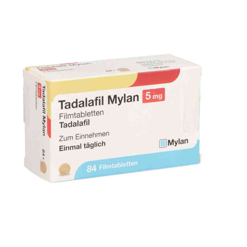 Tadalafil Mylan 5 mg Filmtabletten 84 stk von Viatris Healthcare GmbH PZN 12869097