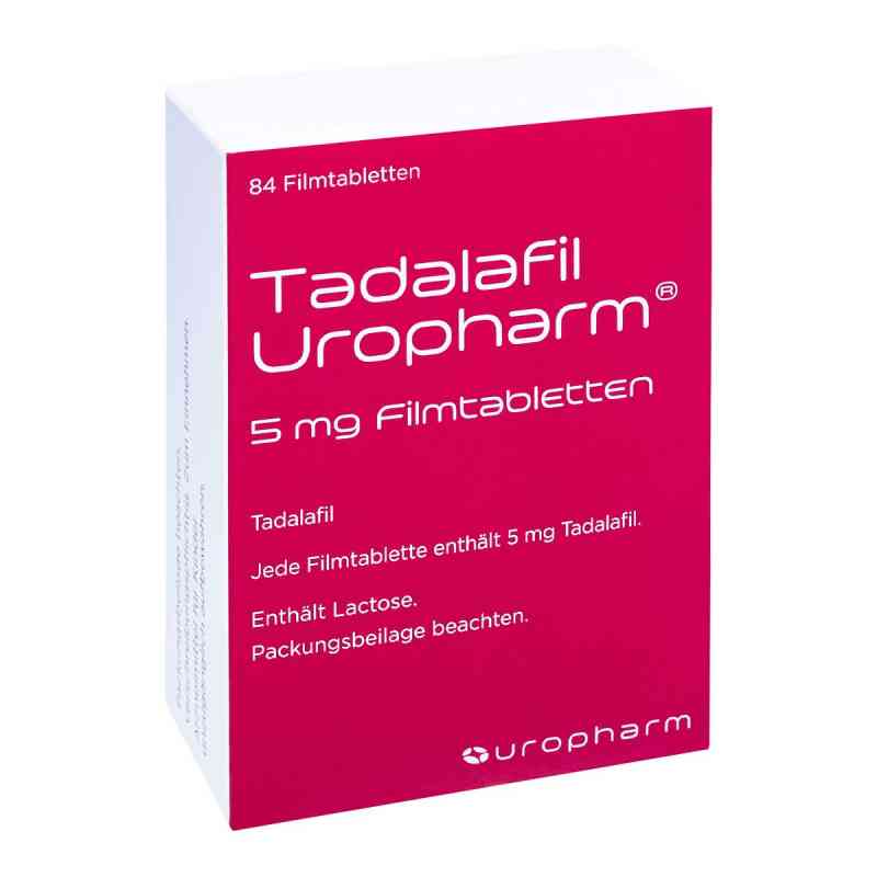 Tadalafil Uropharm 5 mg Filmtabletten 84 stk von Abanta Pharma GmbH PZN 13813791
