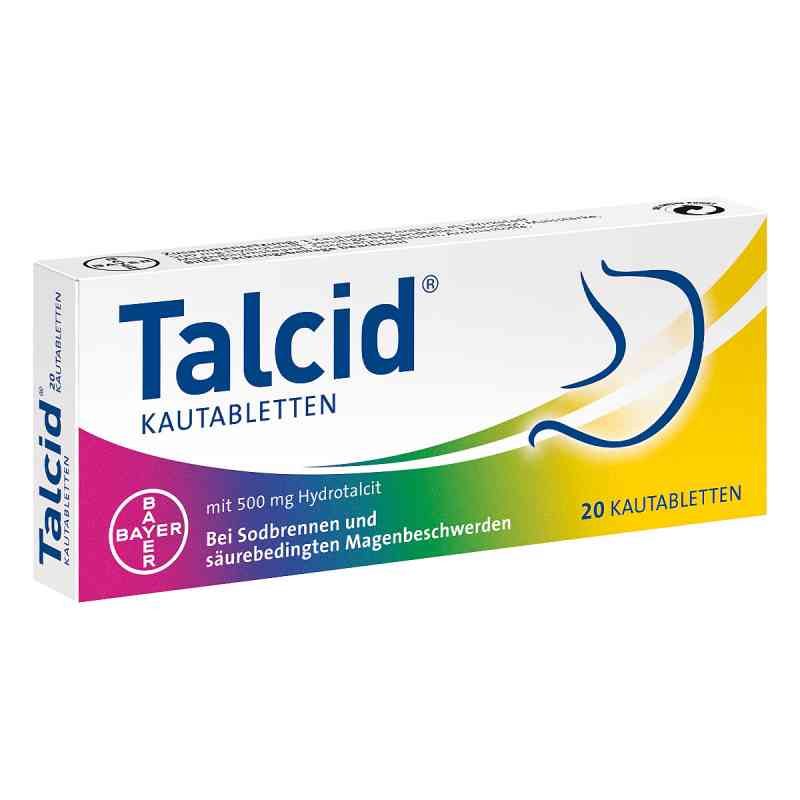 Talcid bei Sodbrennen 20 stk von Bayer Vital GmbH PZN 02530481