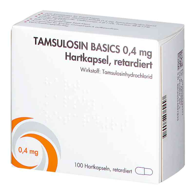 Tamsulosin Basics 0,4 mg Hartkapsel, retardiert sun 100 stk von Sun Pharmaceuticals Germany GmbH PZN 12529237