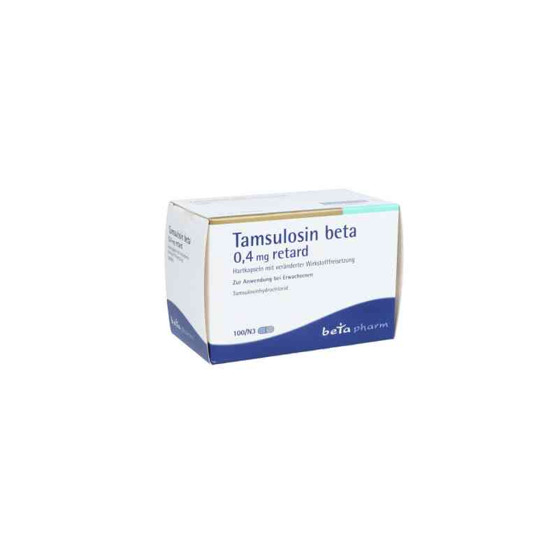 Tamsulosin beta 0,4 mg retard Hartk.verä.wfrs. 100 stk von betapharm Arzneimittel GmbH PZN 04604315