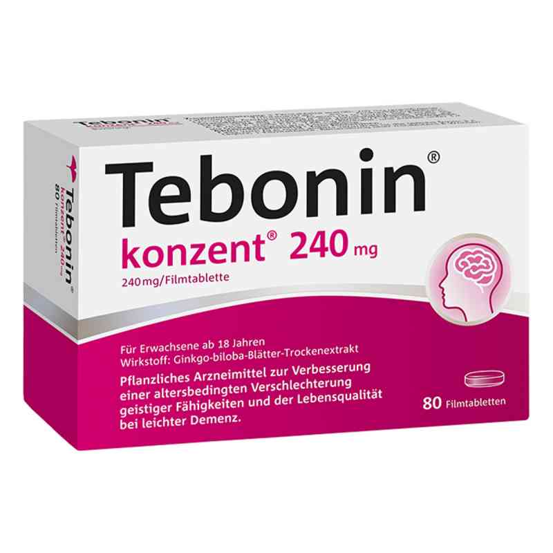 Tebonin konzent 240mg 80 stk von Dr.Willmar Schwabe GmbH & Co.KG PZN 02293816