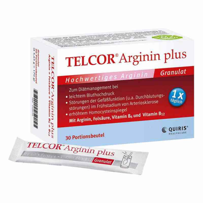 Telcor Arginin plus Beutel Granulat 30 stk von Quiris Healthcare GmbH & Co. KG PZN 05520750