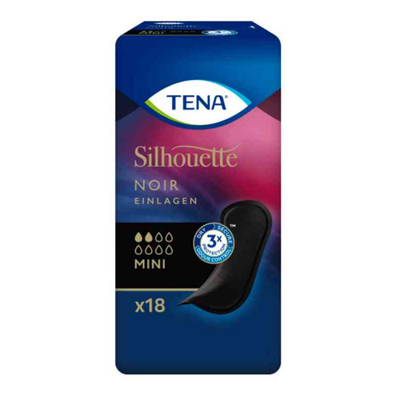 Tena Silhouette Einlagen mini noir 6X18 stk von Essity Germany GmbH PZN 15896999