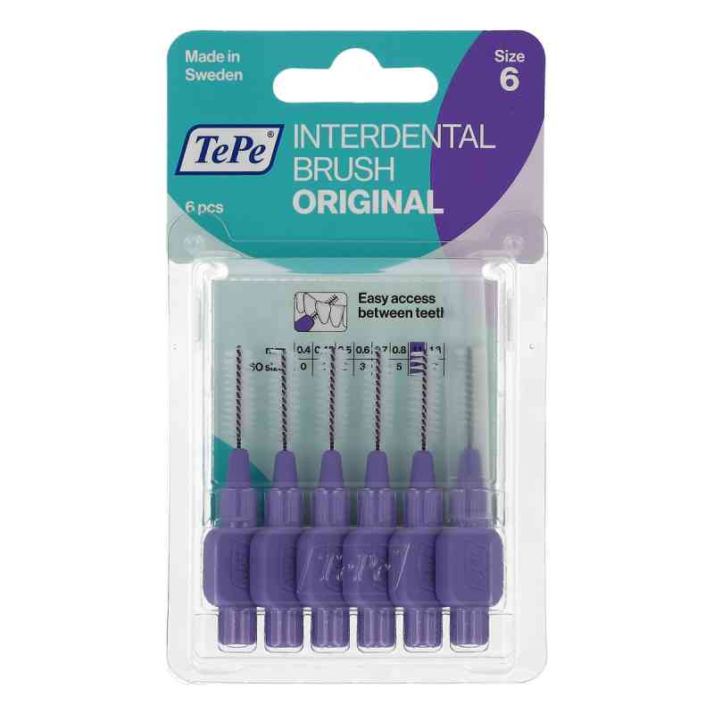 Tepe Interdentalbürste 1,1mm lila 6 stk von TePe D-A-CH GmbH PZN 07641392