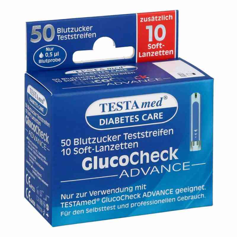 Testamed Glucocheck Advance Teststreif.m.10 Lanz. 1 Pck von Sebapharma GmbH & Co.KG PZN 13331394