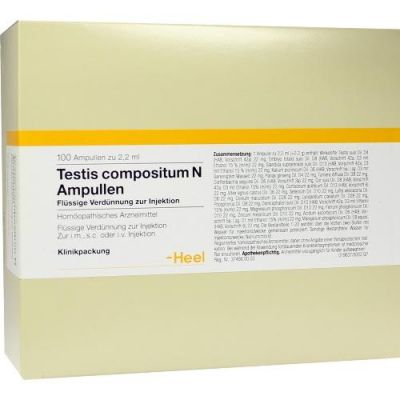 Testis Compositum N Ampullen 100 stk von Biologische Heilmittel Heel GmbH PZN 01676136
