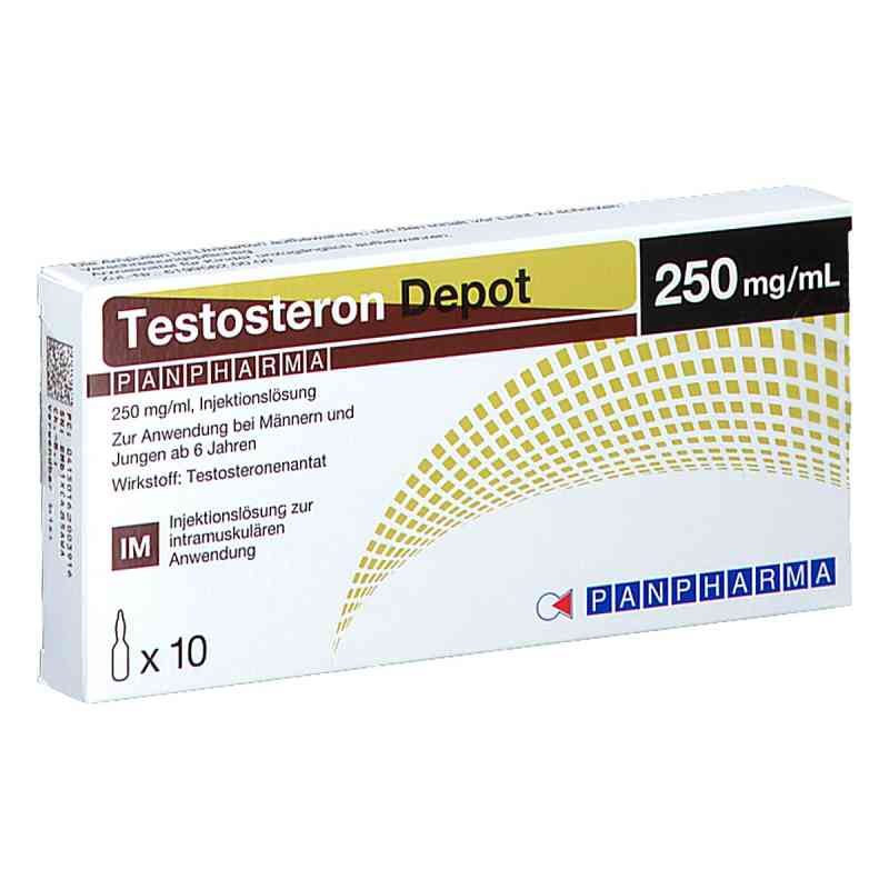 Testosteron Depot Panpharma 250 mg/ml iniecto -l.amp. 10X1 ml von Panpharma GmbH PZN 16200391