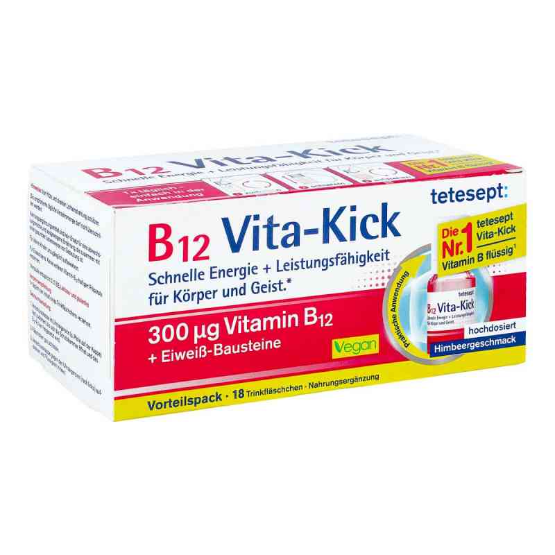 Tetesept B12 Vita-kick 300 Μg Trinkampulle (n) vorteilspa. 18 stk von Merz Consumer Care GmbH PZN 16751889