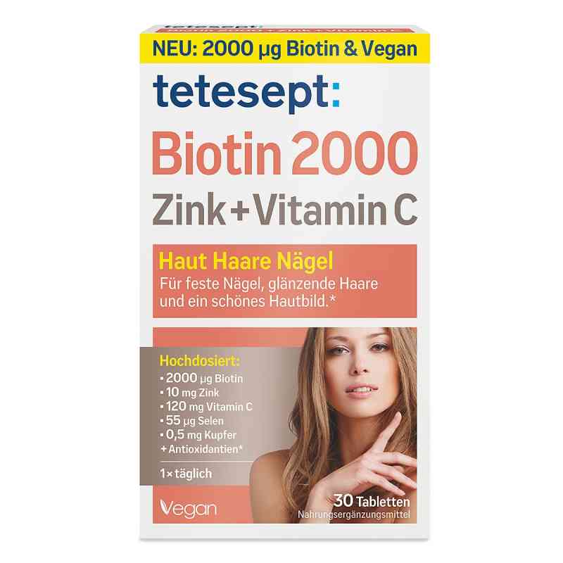 Tetesept Biotin 2000 Filmtabletten 30 stk von Merz Consumer Care GmbH PZN 19390995