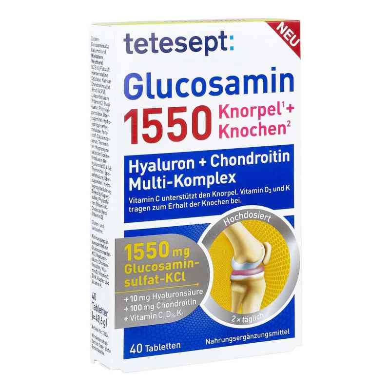 Tetesept Glucosamin 1550 Filmtabletten 40 stk von Merz Consumer Care GmbH PZN 17825727