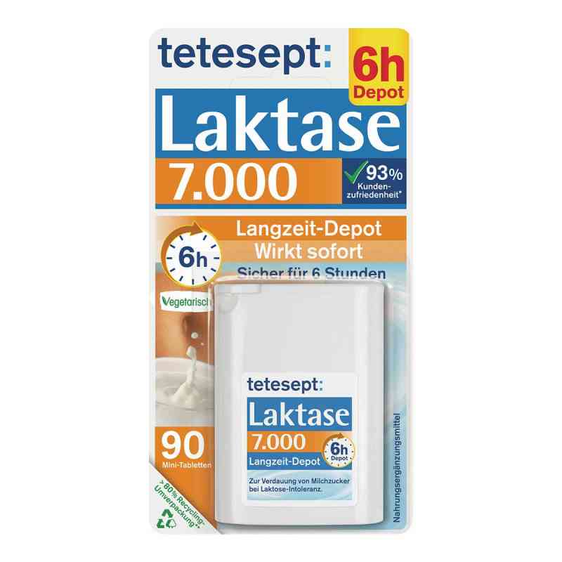 Tetesept Langzeit Laktase 7.000 Tabletten 90 stk von Merz Consumer Care GmbH PZN 14054442