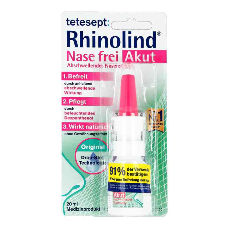 Tetesept Rhinolind Abschwellendes Nasenspray 20 ml von Merz Consumer Care GmbH PZN 07574655