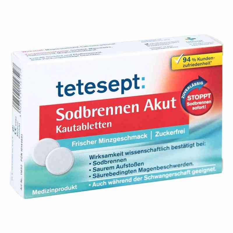 Tetesept Sodbrennen Akut Kautabletten 20 stk von Merz Consumer Care GmbH PZN 10144651