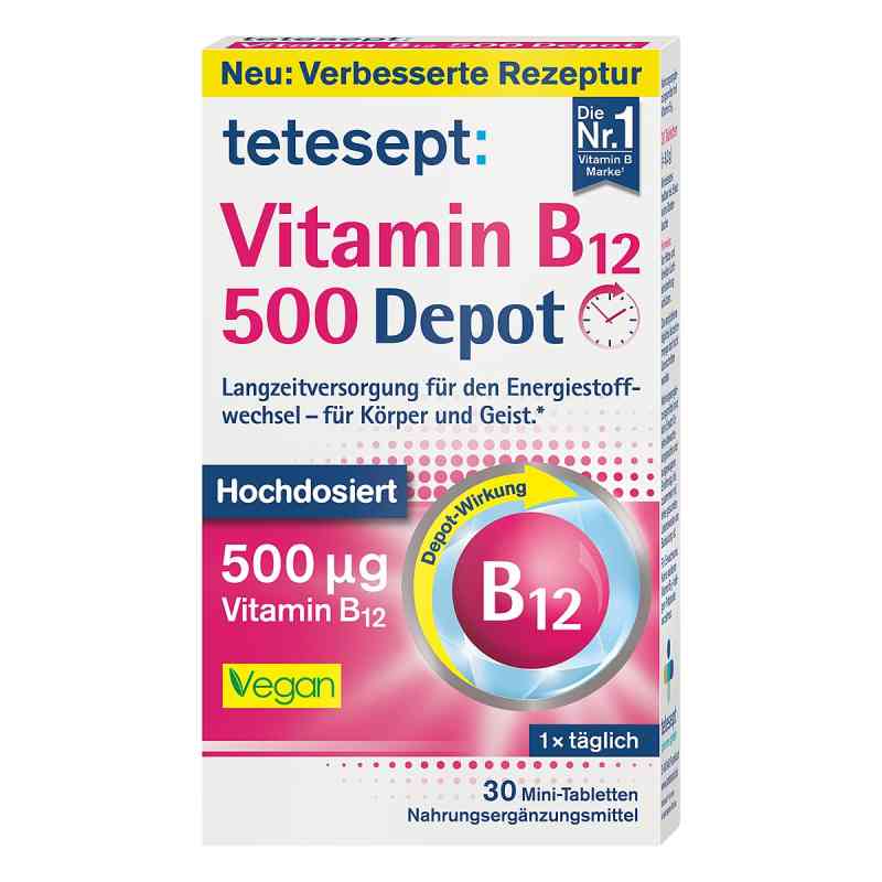 Tetesept Vitamin B12 500 Depot Filmtabletten 30 stk von Merz Consumer Care GmbH PZN 18271113