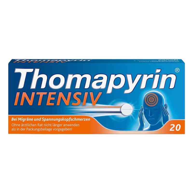 Thomapyrin® INTENSIV Kopfschmerztabletten 20 stk von A. Nattermann & Cie GmbH PZN 00624605