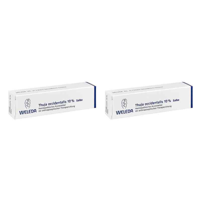 Thuja Occidentalis 10% Salbe 2x25 g von WELEDA AG PZN 08104305