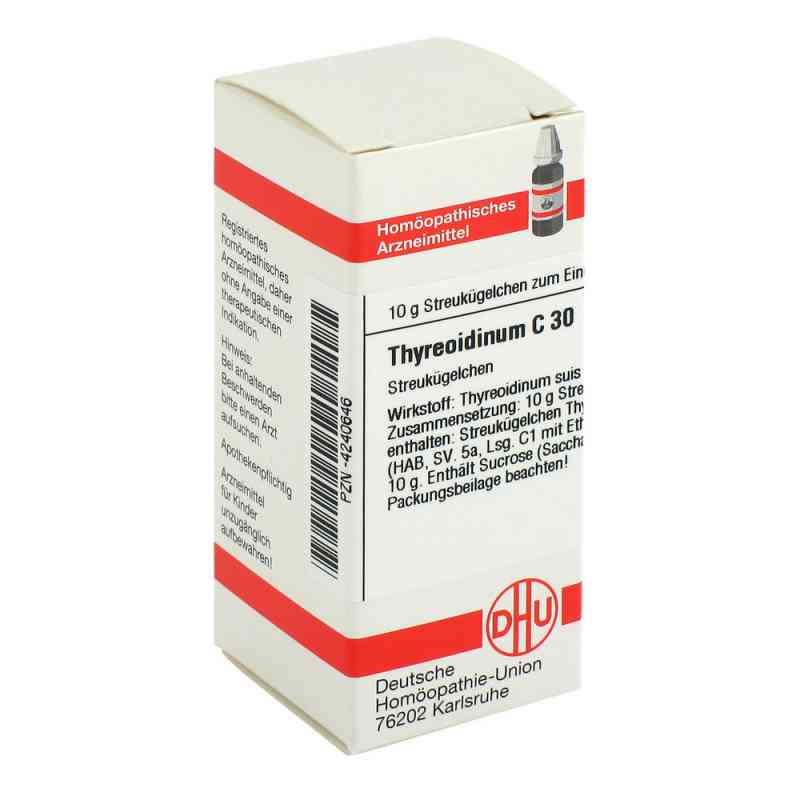 Thyreoidinum C30 Globuli 10 g von DHU-Arzneimittel GmbH & Co. KG PZN 04240646