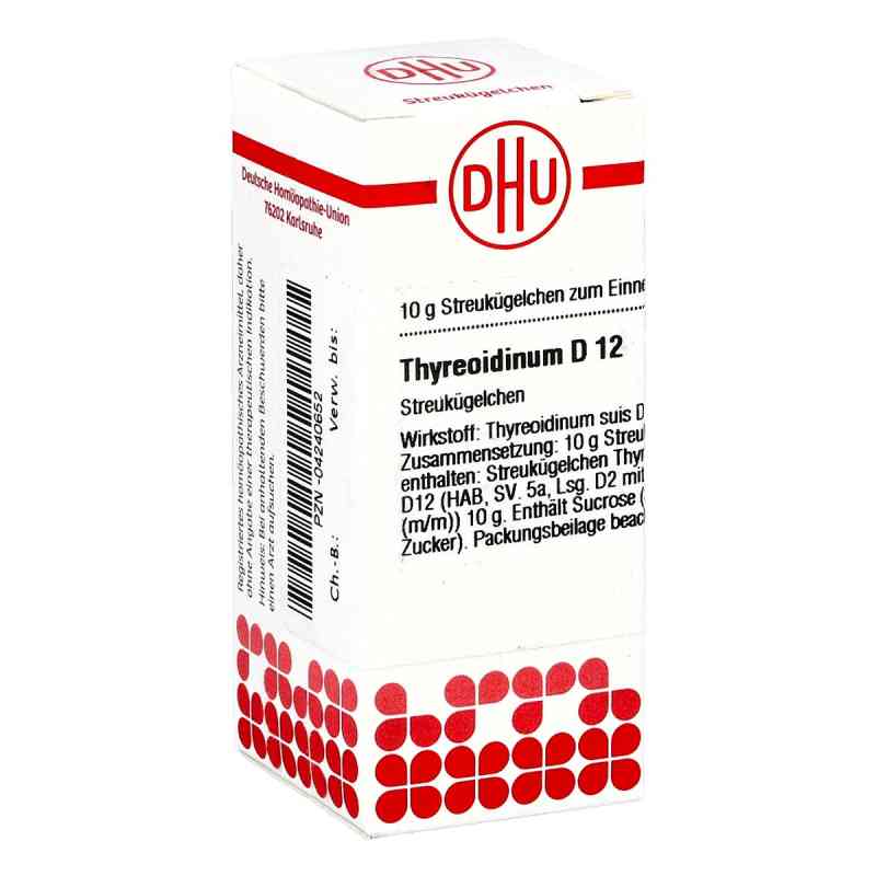 Thyreoidinum D12 Globuli 10 g von DHU-Arzneimittel GmbH & Co. KG PZN 04240652