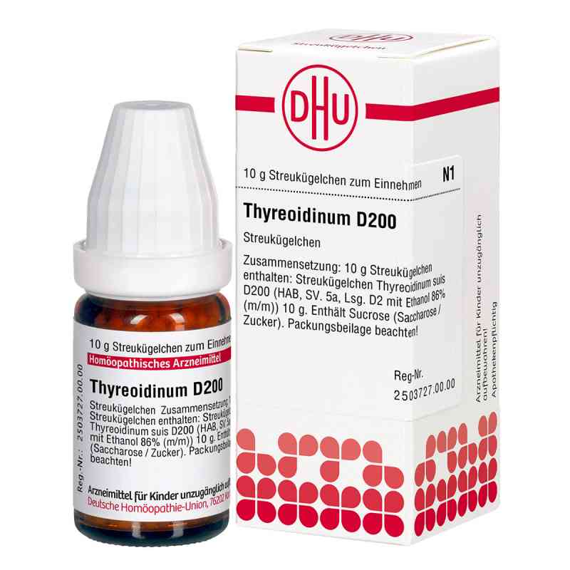 Thyreoidinum D200 Globuli 10 g von DHU-Arzneimittel GmbH & Co. KG PZN 07182412