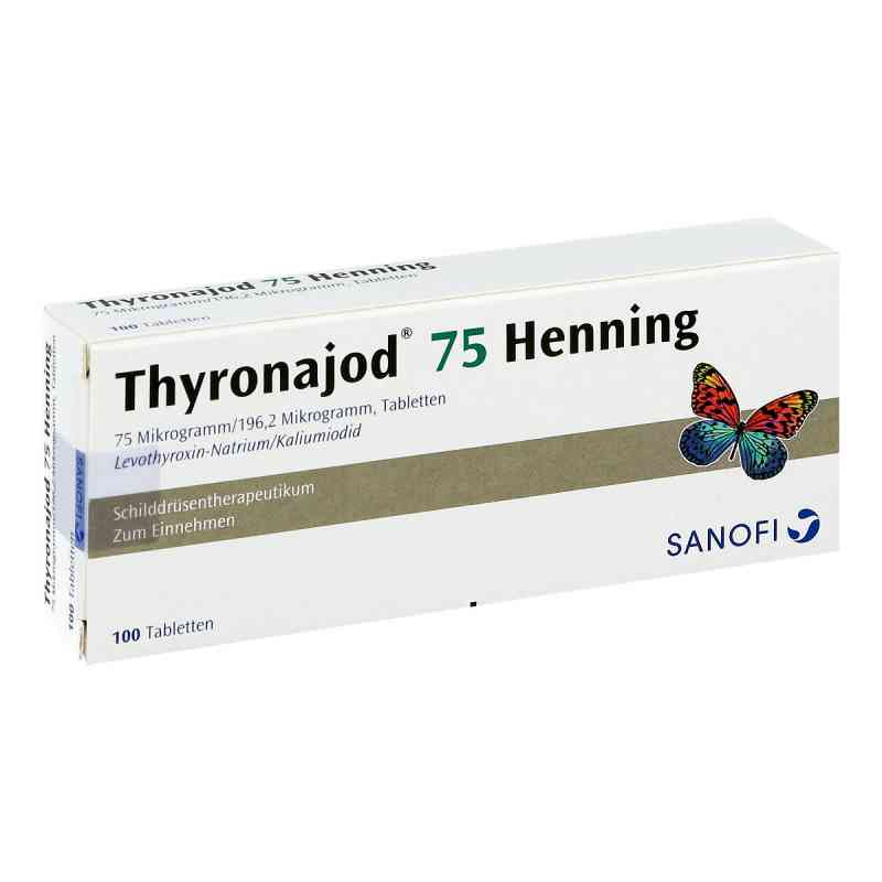 Thyronajod 75 Henning 100 stk von Sanofi-Aventis Deutschland GmbH PZN 06882248