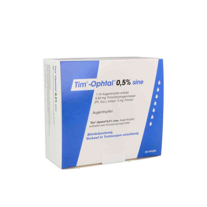 Tim-Ophtal 0,5% sine Augentropfen 0,5ml 120X0.5 ml von Dr. Winzer Pharma GmbH PZN 00715578