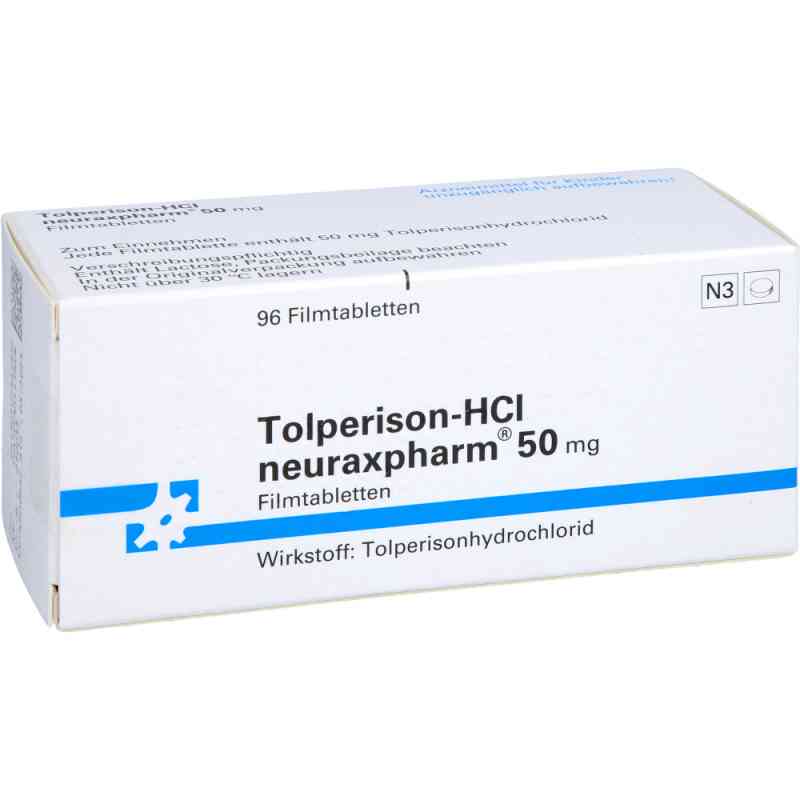 Tolperison Hcl neuraxpharm 50 mg Filmtabletten 96 stk von neuraxpharm Arzneimittel GmbH PZN 10786585