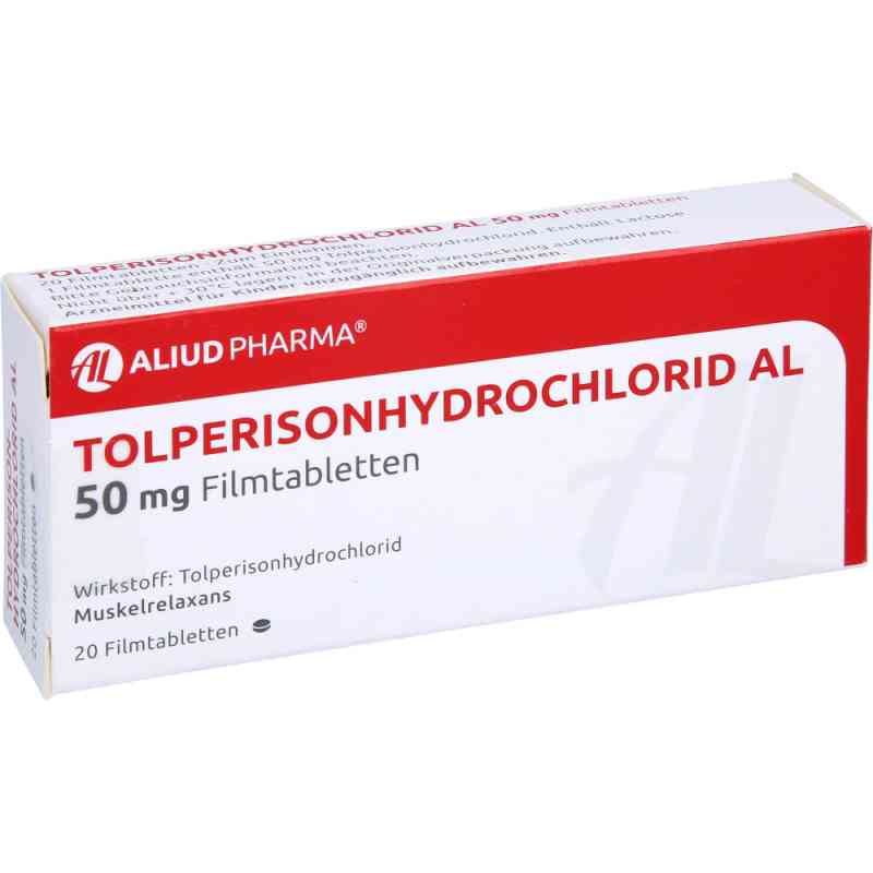 Tolperison Hydrochlorid Al 50 mg Filmtabletten 20 stk von ALIUD Pharma GmbH PZN 05705343