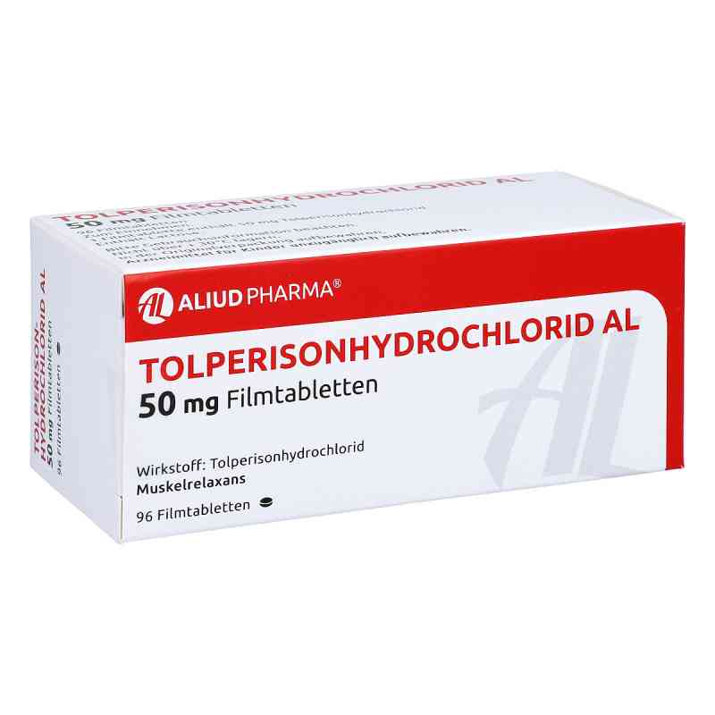 Tolperison Hydrochlorid Al 50 mg Filmtabletten 96 stk von ALIUD Pharma GmbH PZN 07314173
