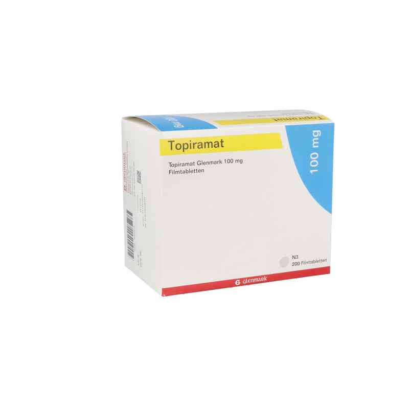 Topiramat Glenmark 100 mg Filmtabletten 200 stk von Glenmark Arzneimittel GmbH PZN 09098673