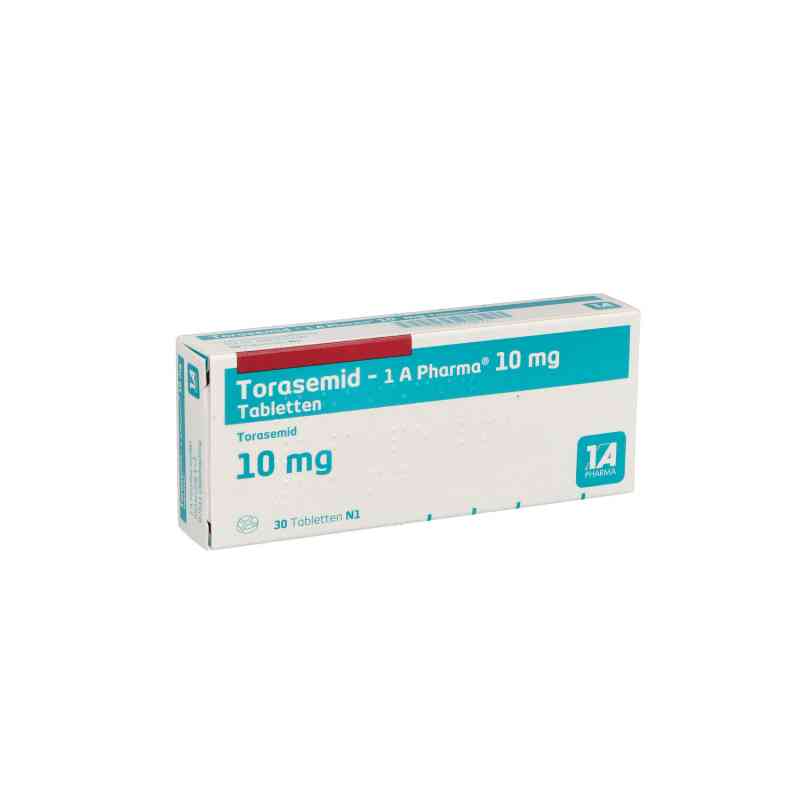 Torasemid-1A Pharma 10mg 30 stk von 1 A Pharma GmbH PZN 00773972
