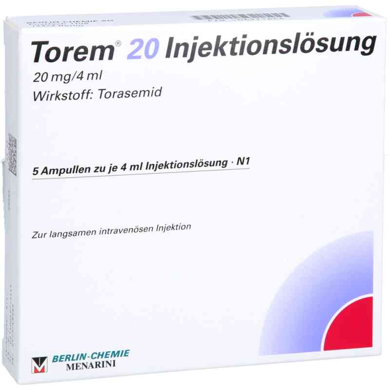 Torem 20 Injektionslösung 5X4 ml von BERLIN-CHEMIE AG PZN 06971644