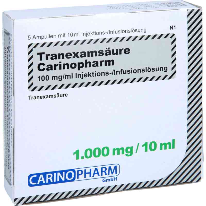 Tranexamsäure Carinopharm 100 mg/ml iniecto /inf.-l. 5X10 ml von Carinopharm GmbH PZN 16533810