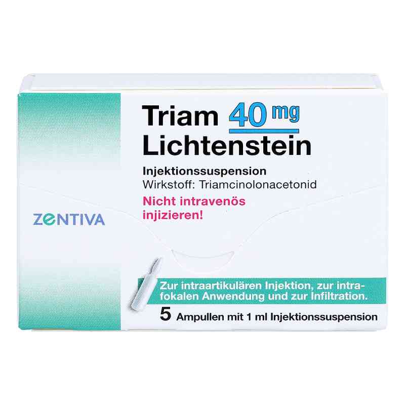 Triam 40 Lichtenstein Kristallsuspension Ampullen 5X1 ml von Zentiva Pharma GmbH PZN 04692727