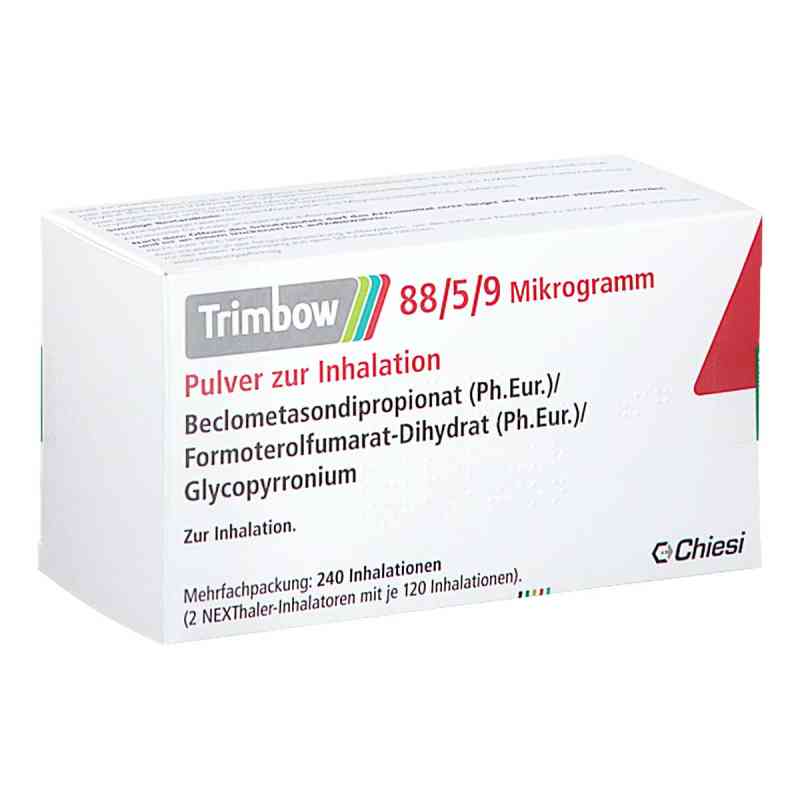 Trimbow 88/5/9 Μg 240ed Plv.z.inhalation Nexthaler 2 stk von EurimPharm Arzneimittel GmbH PZN 18680662