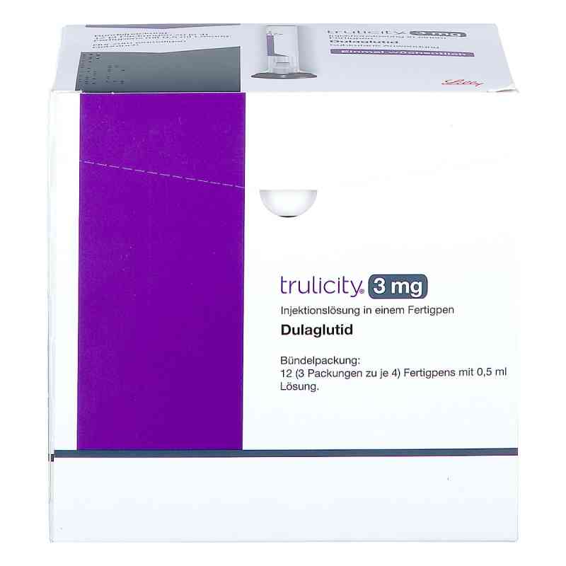 Trulicity 3 Mg Injektionslösung I.e.fertigpen 12 stk von LILLY DEUTSCHLAND GmbH PZN 16840363