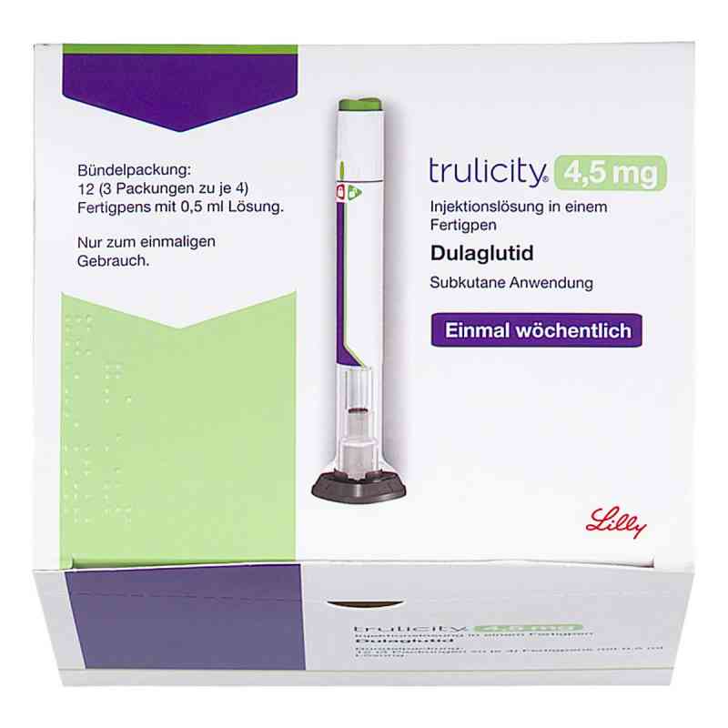 Trulicity 4,5 Mg Injektionslösung I.e.fertigpen 12 stk von LILLY DEUTSCHLAND GmbH PZN 16840400