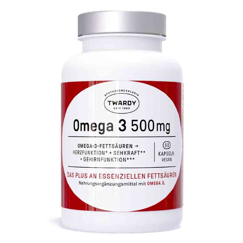 Twardy Omega-3 500 mg Algenöl Kapseln vegan 60 stk von Astrid Twardy GmbH PZN 19384397