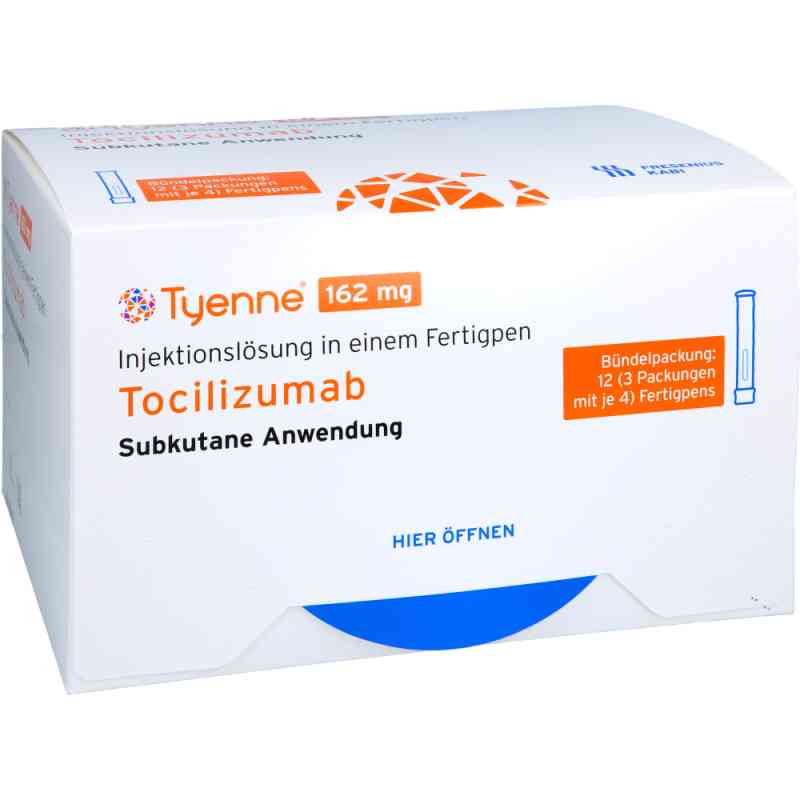 Tyenne 162 Mg/0,9 Ml iniecto -lsg.in Einem Fertigpen 12 stk von Fresenius Kabi Deutschland GmbH PZN 18817641