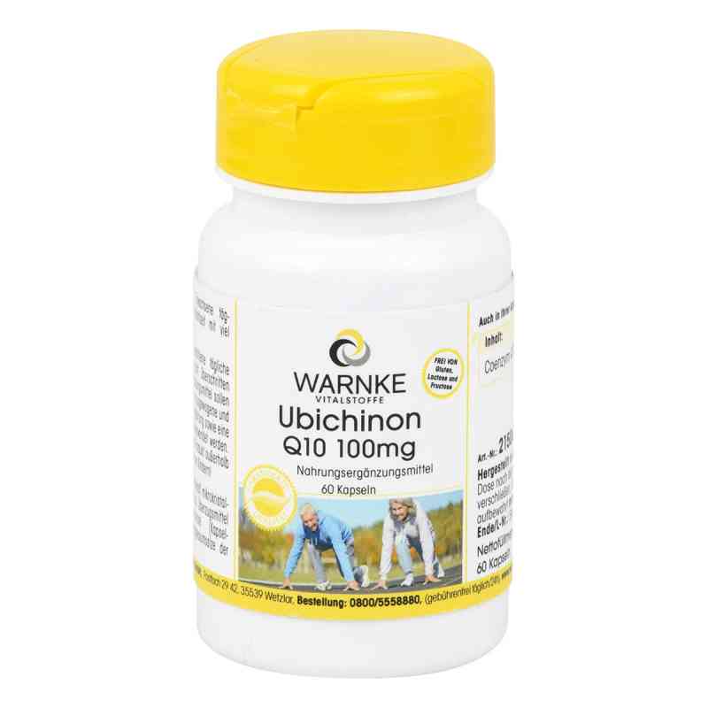 Ubichinon Q10 100 mg Kapseln 60 stk von Warnke Vitalstoffe GmbH PZN 12343656