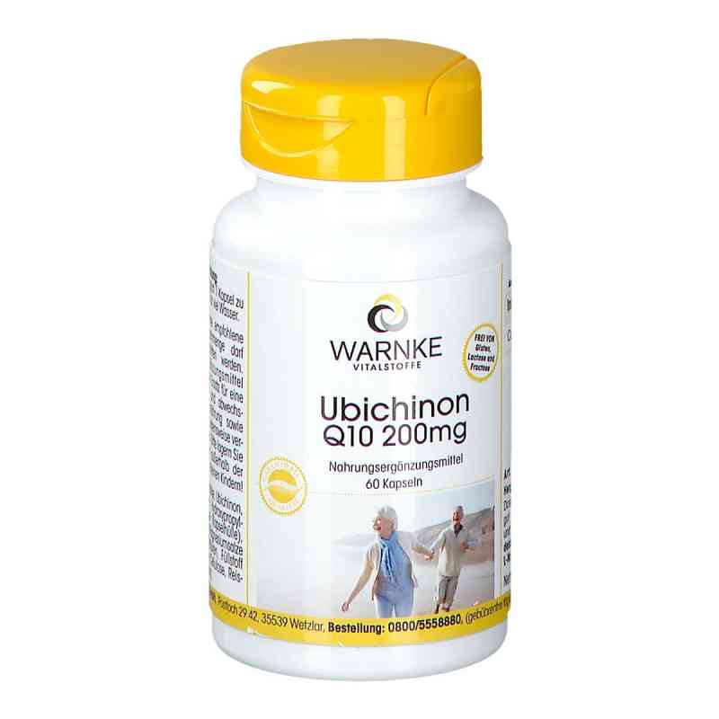 Ubichinon Q10 200 mg Kapseln 60 stk von Warnke Vitalstoffe GmbH PZN 12343716