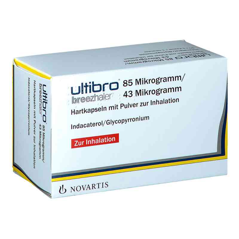 Ultibro Breezhaler 85 [my]g/43 [my]g Hartk.m.plv.z 90 stk von NOVARTIS Pharma GmbH PZN 04857714