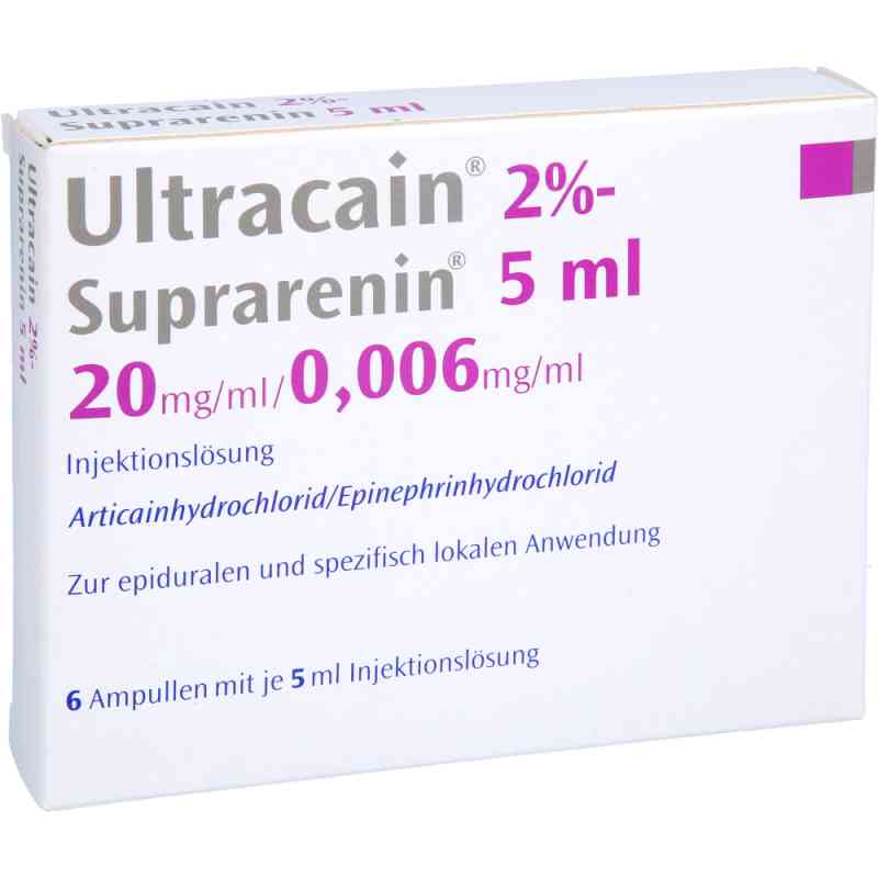 Ultracain 2% Suprarenin 5 ml iniecto -lösung i.e.Amp. 6X5 ml von Septodont GmbH PZN 07008080
