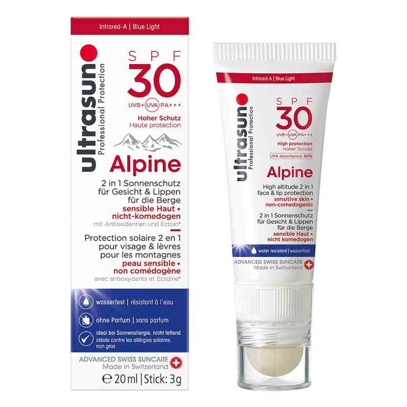 Ultrasun Alpine SPF 30 2in1 20 ml von Ultrasun AG PZN 17574337