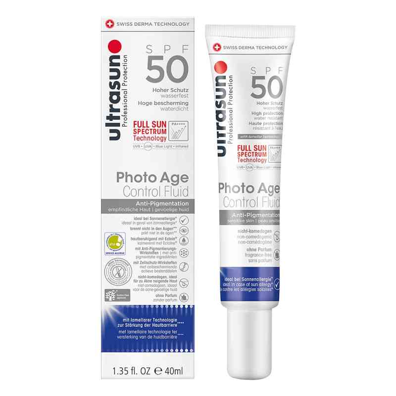 Ultrasun Photo Age ANTI-P Contr Fluid SPF50 40 ml von Ultrasun AG PZN 17375951