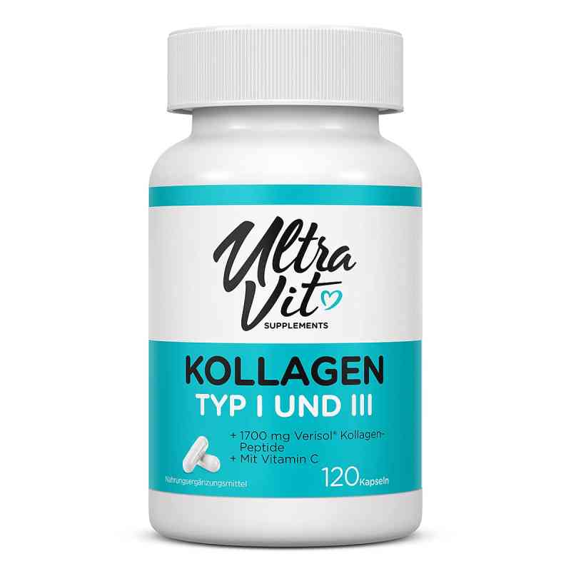 UltraVit Collagen I&III Kapseln 120 stk von VPlab SIA PZN 08107568